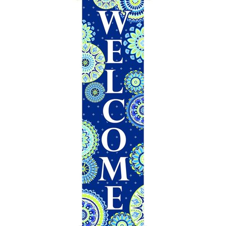 EUREKA Blue Harmony Welcome Banners - Vertical 849734